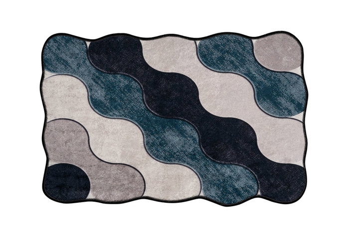 Mijölnir Juego de alfombras de baño Circle - Blue
